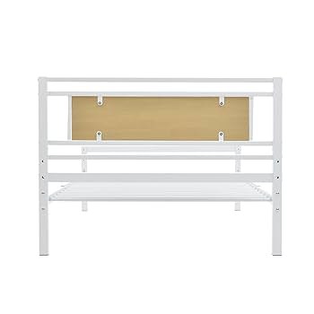 【新作】【ホワイト】パイプベッド シングル ベッド 宮 三段階高さ調整可 Amazon｜【ホワイト】パイプベッド シングル ベッド 宮 三段階高